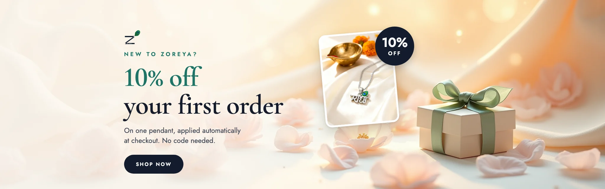 New here? 10% off one pendant on your first order, applied automatically